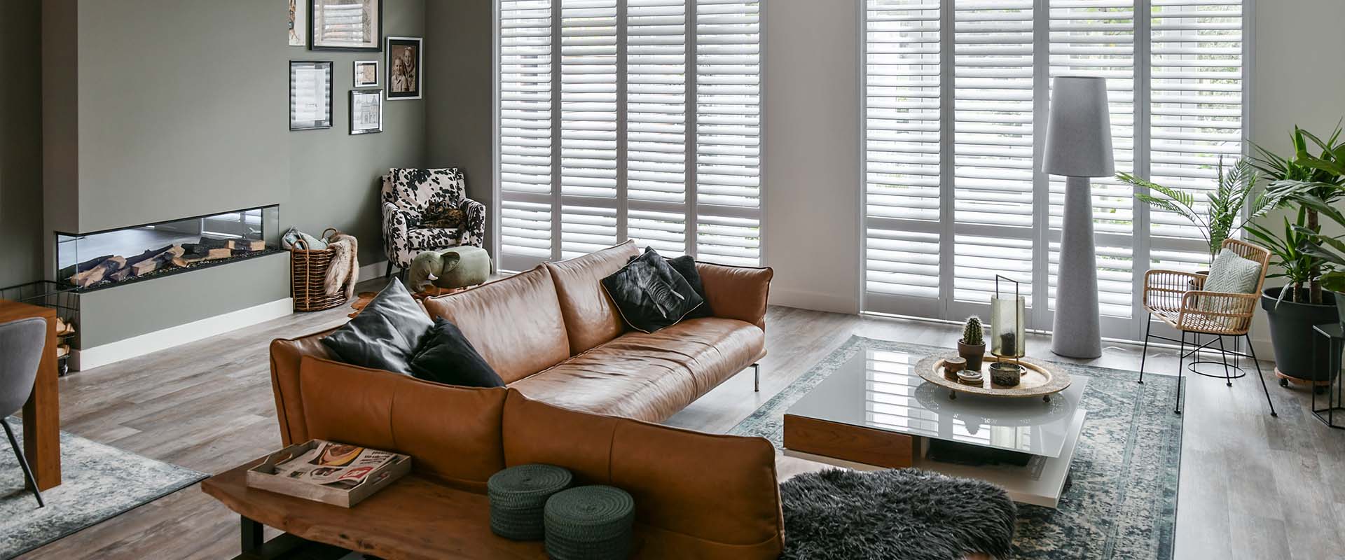 shutters woonkamer impressie